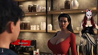 Mature MILF flashes pussy upskirt in Golden Boy 17.