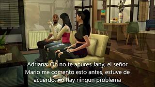 Grandpa's lovers welcome the new secretary hot!