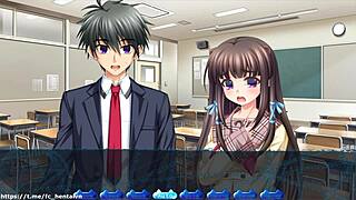 Bold creampie in Inyochu anime hentai game part 46