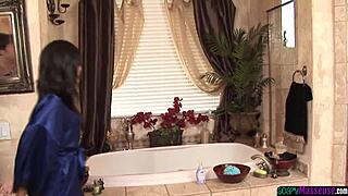 Pussylicked Masseuse Pleasured In Bathtub – Can You Handle It?