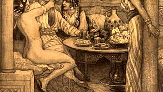 Vintage Erotic Illustration From Retro Comic