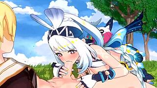 i have this cute 3d anime video with creampie