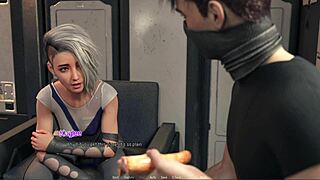 Hey, check this horny blonde giving a blowjob in Projekt Passion!