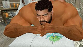 Extremely Handsome Hunk Cam Heyward Gets Every Inch Of His Huge Dick Massaged
