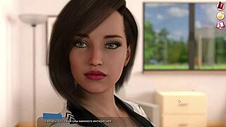 Hentai slut handles monster cock in rough gameplay