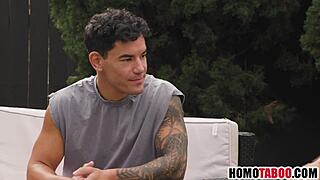 straight step brother gets gay sex lesson