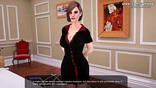 Violet Gives Tit Job To Big Cock In Milfy City Hentai