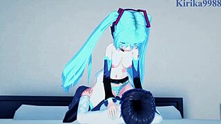 Hatsune Miku and Kagamine Rin Engage in Intense Sex Scenes in Vocaloid Hentai