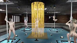 Fallout 4多人钢管舞热舞