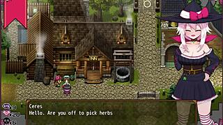 Bruxinha Confusa Tira A Roupa Dentro Do Banheiro Masculino - Ceres And The Contract Guild - Jogo Hentai - Parte 3