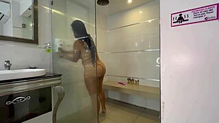 bloated plumber bangs busty housewife with a big ass in steamy bedroom action.