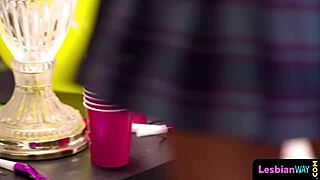 i'm a tiny sapphic babe masturbating with my gf