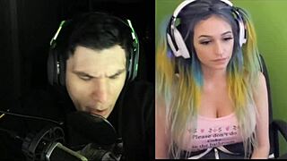 Joycgee and Trainwrecks Perform in Their Live Webcam Show with Interactive Fun