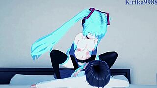 Hatsune Miku and Kagamine Rin Engage in Intense Sex Scenes in Vocaloid Hentai