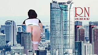 巨型美女无内裤逛城市，惊艳曝光