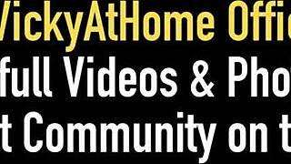 Therapist Vicky Vette Licks Melissa Lynn's Big Pussy