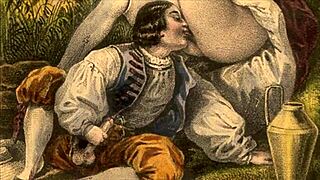 Vintage cartoon illustration captures retro antique charm.