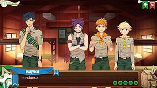 Russian twink friends plot in game camp episode