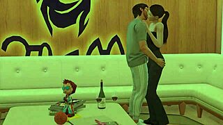 Naughty post-game action in 3D hentai preview