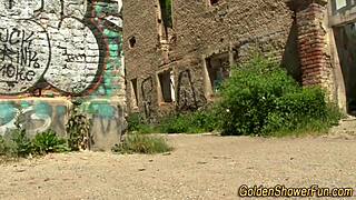 watersports slut gets wild outdoors