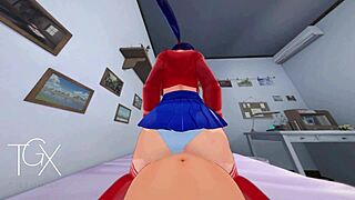 Anime Hentai Game Gaming Mita Cappie Sex in Various Positions and Blowjob