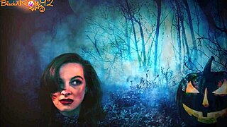 giving demon head in costume