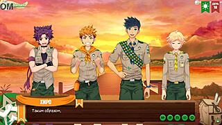 Russian twink friends plot in game camp episode