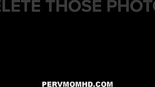 PervMomHD - Busty Milf Stepmom Climaxes on Stepson’s Huge Cock POV
