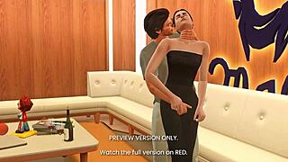 Naughty post-game action in 3D hentai preview