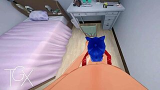 Anime Hentai Game Gaming Mita Cappie Sex in Various Positions and Blowjob