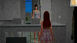 My new family episode 89 features redhead with big tits