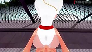 Power Girl bangs two Supermen in wild fantasy!