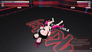 kinky hentai wrestling in fight club game ep 1