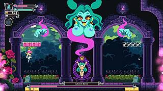 像素风巫女色情游戏，怪物大屌乳交加脸射，第13集