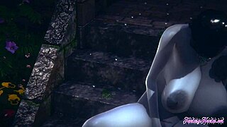 lady dimitresku, show us that wild fingering and squirting in 3d hentai!