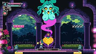 像素风巫女色情游戏，怪物大屌乳交加脸射，第13集