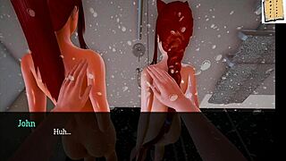 My new family episode 89 features redhead with big tits