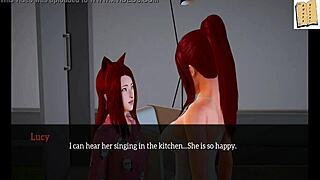 My new family episode 89 features redhead with big tits