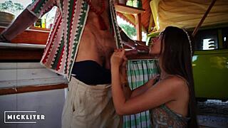 Relentless hippie fucked me for days at Woodstock festival.