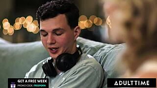 Stepmom Rachael Cavalli catches stepson with monster cock