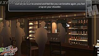 student flirts with muscular teacher