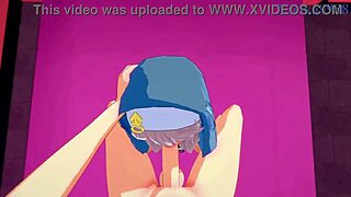 May and Bridget share intense emotions during sex and anal in Guilty Gear Strive hentai with assfucking creampie