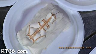 Ferocious Whipping For Bound Gal In Hardcore Contest