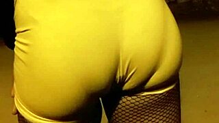 Bruna's Legs in Spandex Tightly Hug Body Revealing Panties