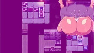 Tanned natsuki in hentai game episode 38 receives huge cock blowbang, pouring cum deep in her womb.