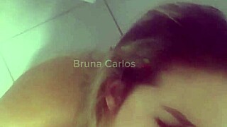 I arrived horny from trip and fucked in hotel bathroom