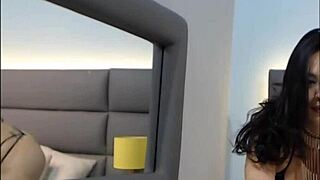 Latina Kendra Parker flaunts big tits and sexy ass on webcam.