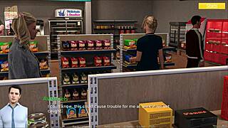 in rosewater manor 53, cute characters explore sexy adventures