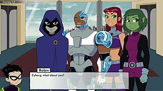 18Titans Part 8: Watch This Provocative Teen Black Parody Anime Hentai!