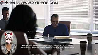 Ms. Denvers in torn stockings episode 20